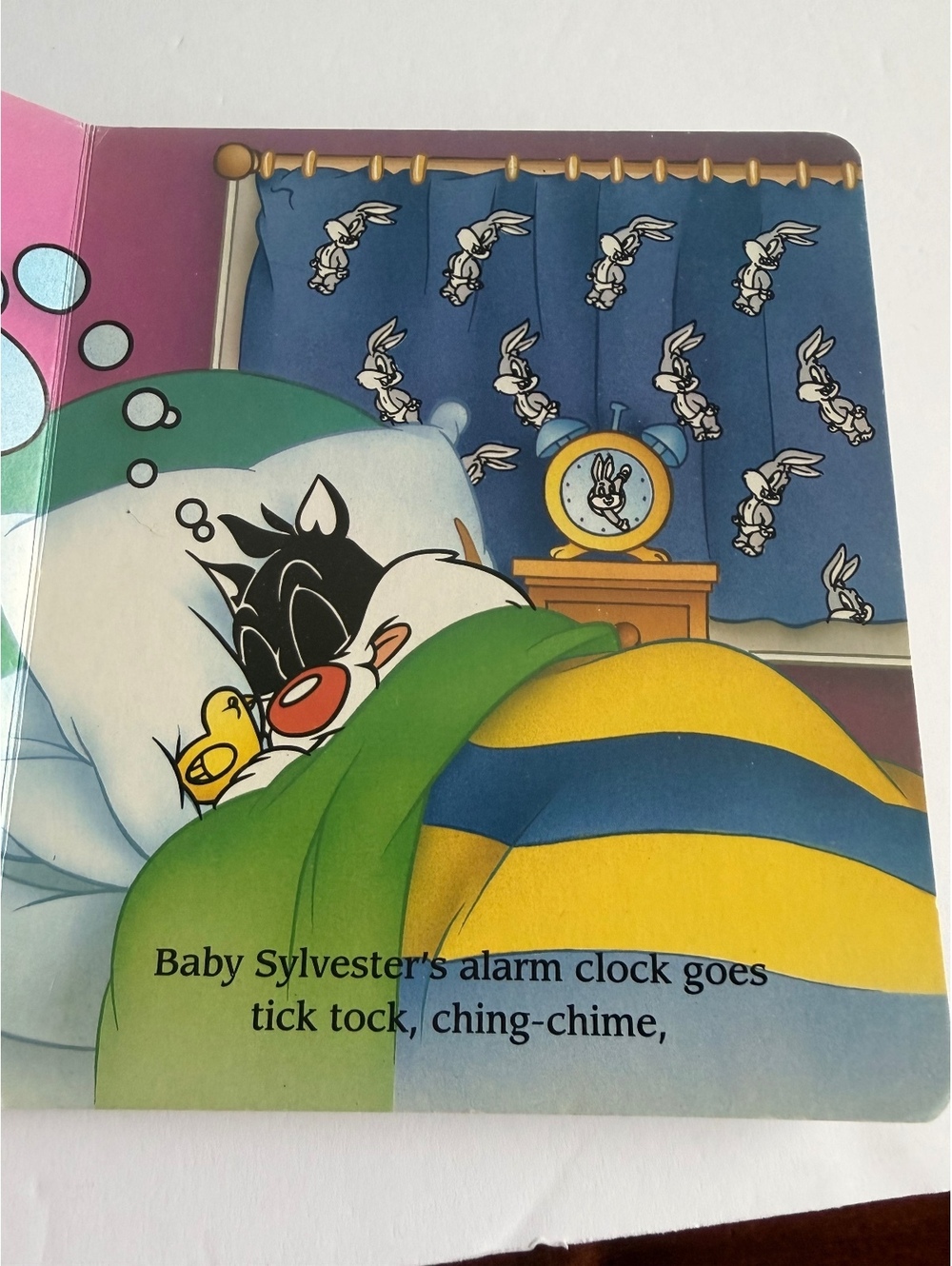90s Vintage Baby Looney Tunes Board Books Set of 3 Tweety Bugs Sylvester - Picture 2 of 4